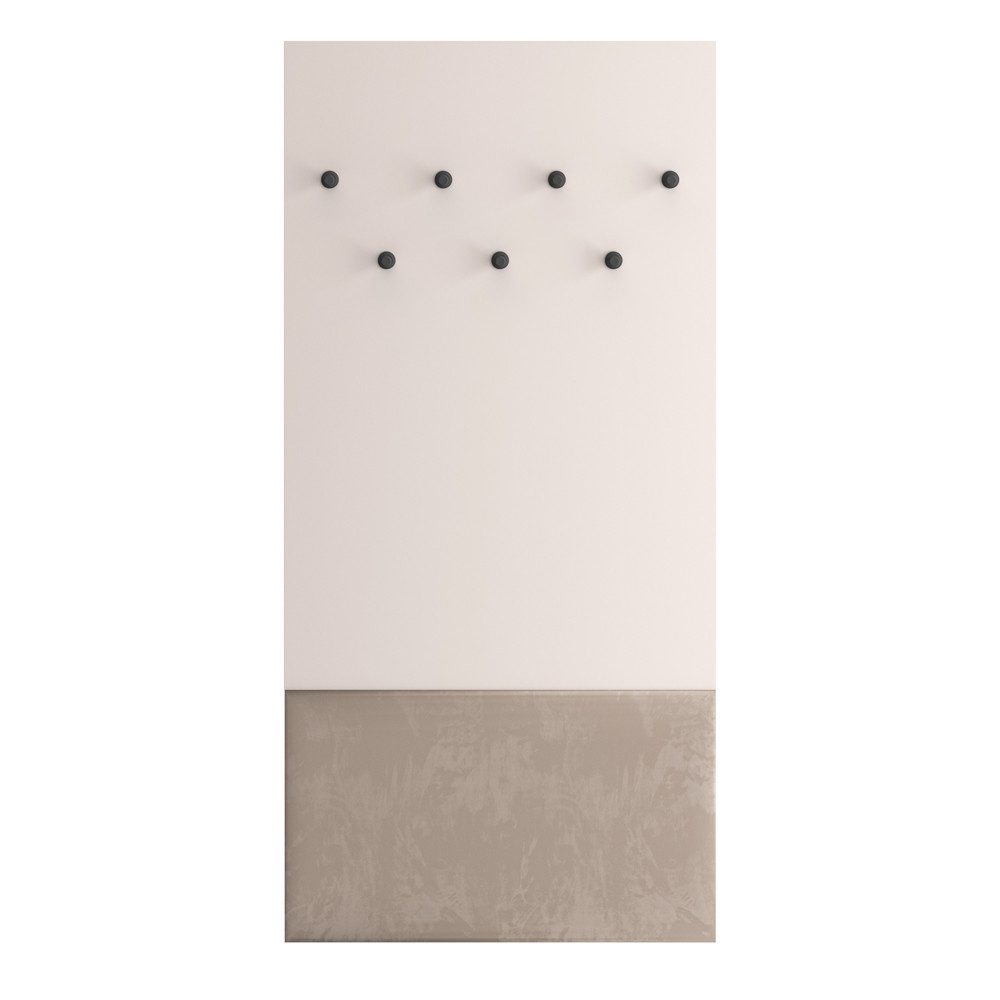 Lomadox Garderobenpaneel VITTORIA-131, in Kaschmir, 69 cm breit, mit Haken günstig online kaufen