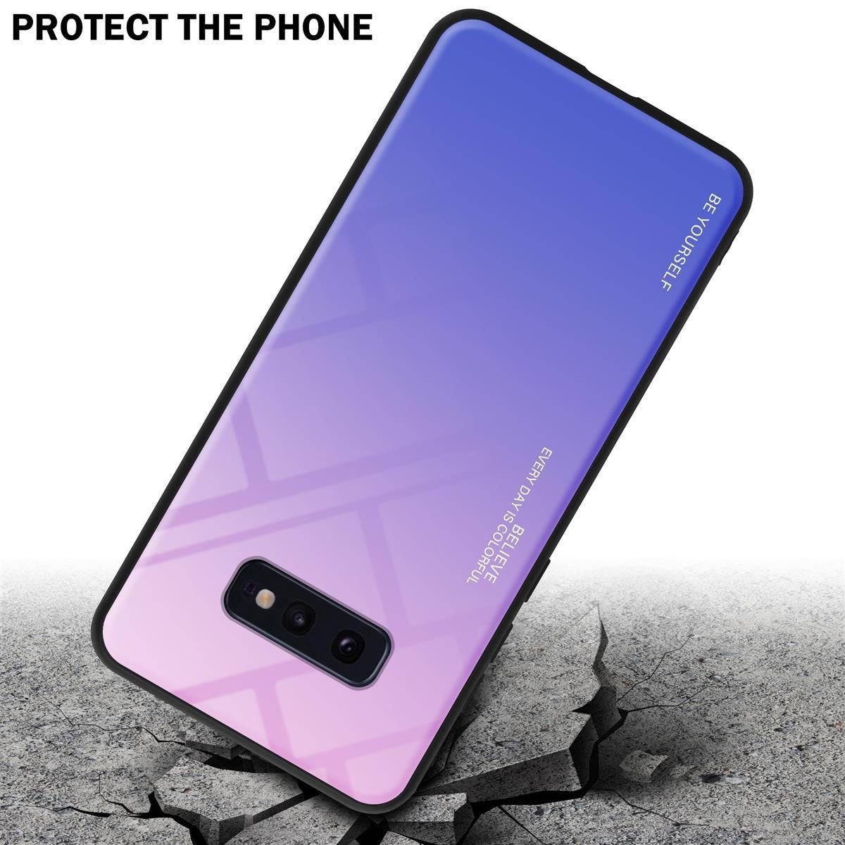 Cadorabo Handyhülle für Samsung Galaxy S10e Hülle Samsung Galaxy S10e, Robustes Hard Case - Handy Schutzhülle - Hülle - Back Cover Bumper