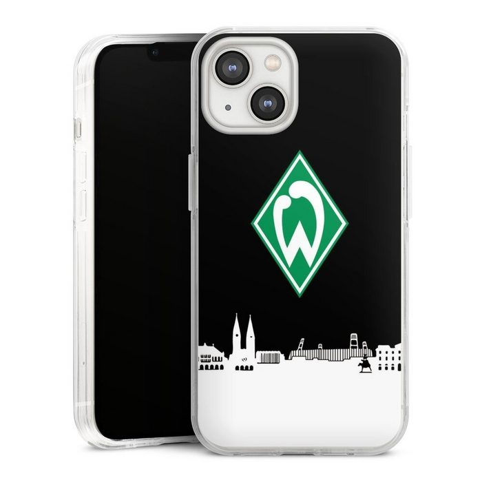 DeinDesign Handyhülle Offizielles Lizenzprodukt Skyline SV Werder Bremen WB Skyline Apple iPhone 14 Hülle Bumper Case Handy Schutzhülle Smartphone Cover