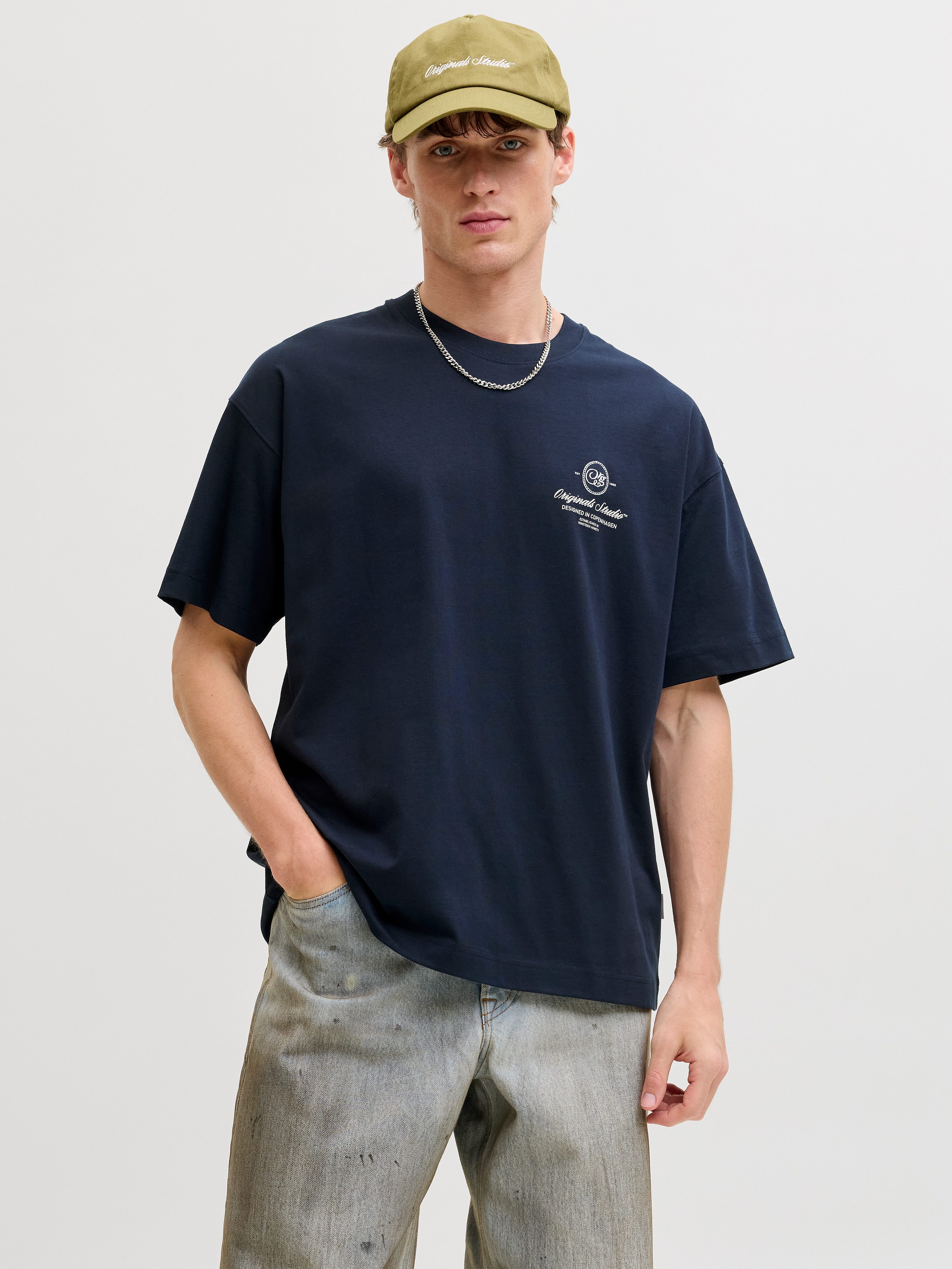 Jack & Jones T-Shirt JORNIAGARA MINIMAL TEE SS CREW NECK