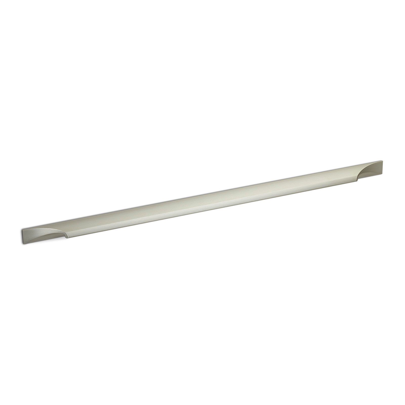SO-TECH® Möbelgriff CURL Edelstahloptik eloxiert Schrankgriff Küchengriff (1-St), Griffleiste Länge 584 mm, Bohrlochabstand (BA) BA 3 x 160 mm