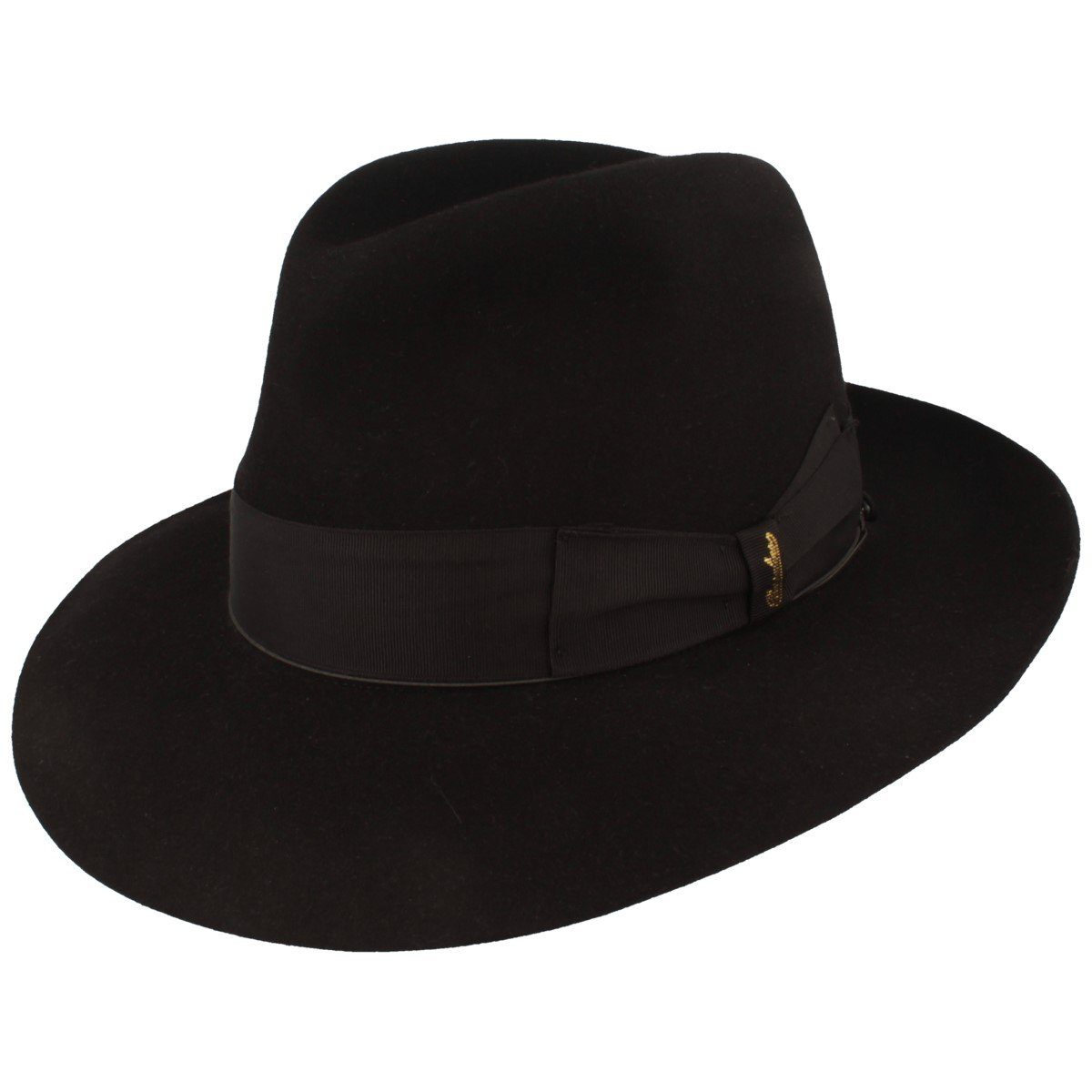 Borsalino Filzhut feiner Haarfilzhut breite Bogartform