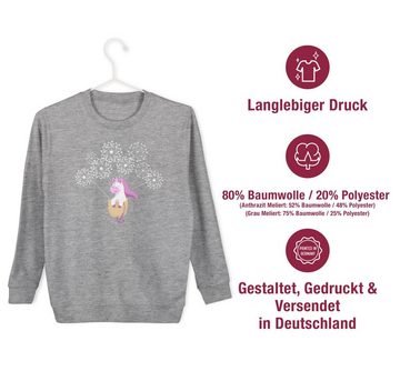 Shirtracer Sweatshirt Einhorn Pusteblume Kinderkleidung und Co