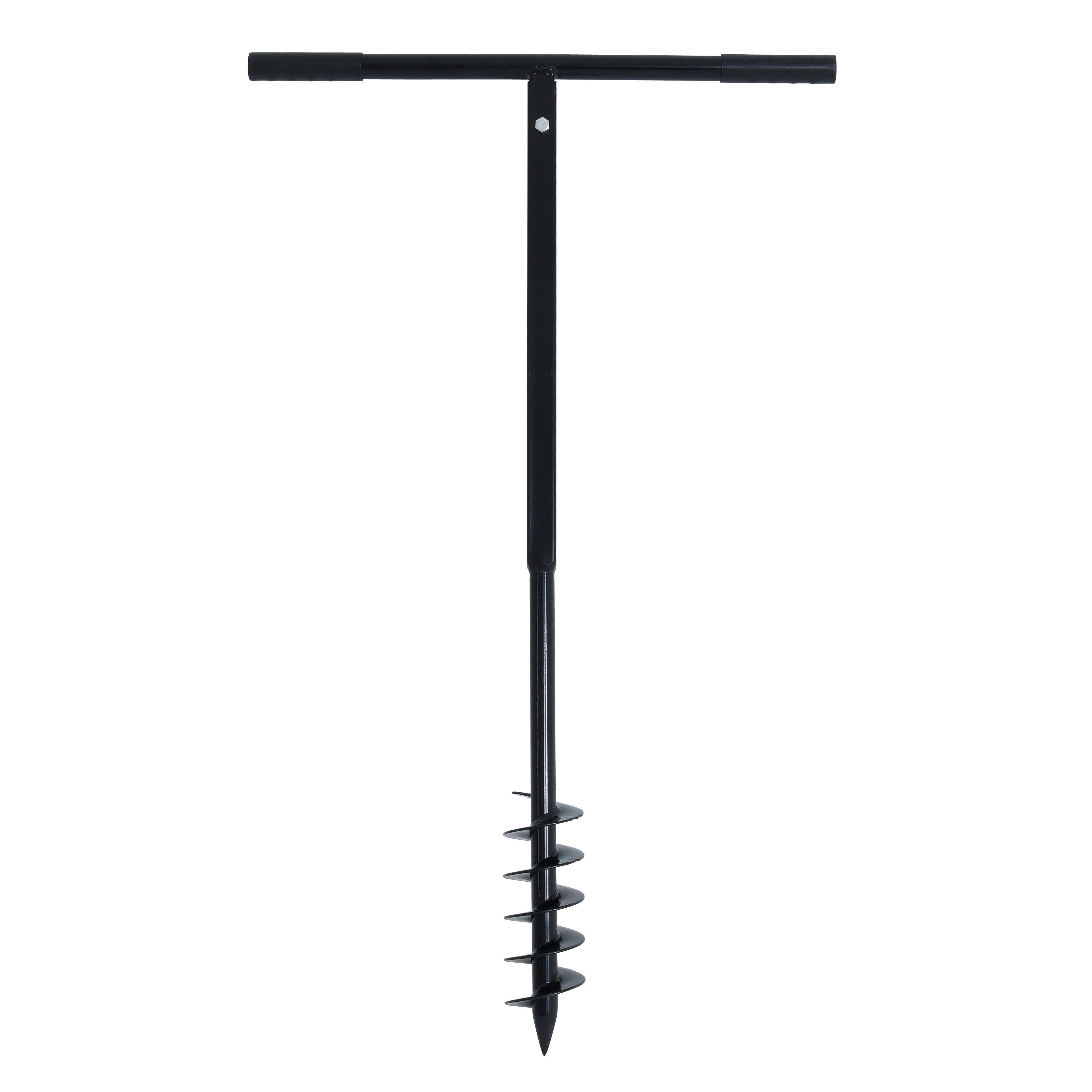 ESTEXO Erdbohrer Erdlochbohrer Handbohrer 85 mm Bohrer Pfahlbohrer Brunnenbohrer – Bild 5 von 5