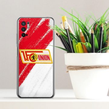 DeinDesign Handyhülle Offizielles Lizenzprodukt 1. FC Union Berlin Logo, Xiaomi Redmi Note 10 5G Silikon Hülle Bumper Case Handy Schutzhülle