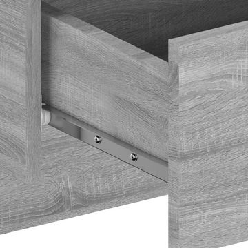 vidaXL Nachttisch Wand-Nachttisch Grau Sonoma Holz Nachtkonsole Tisch