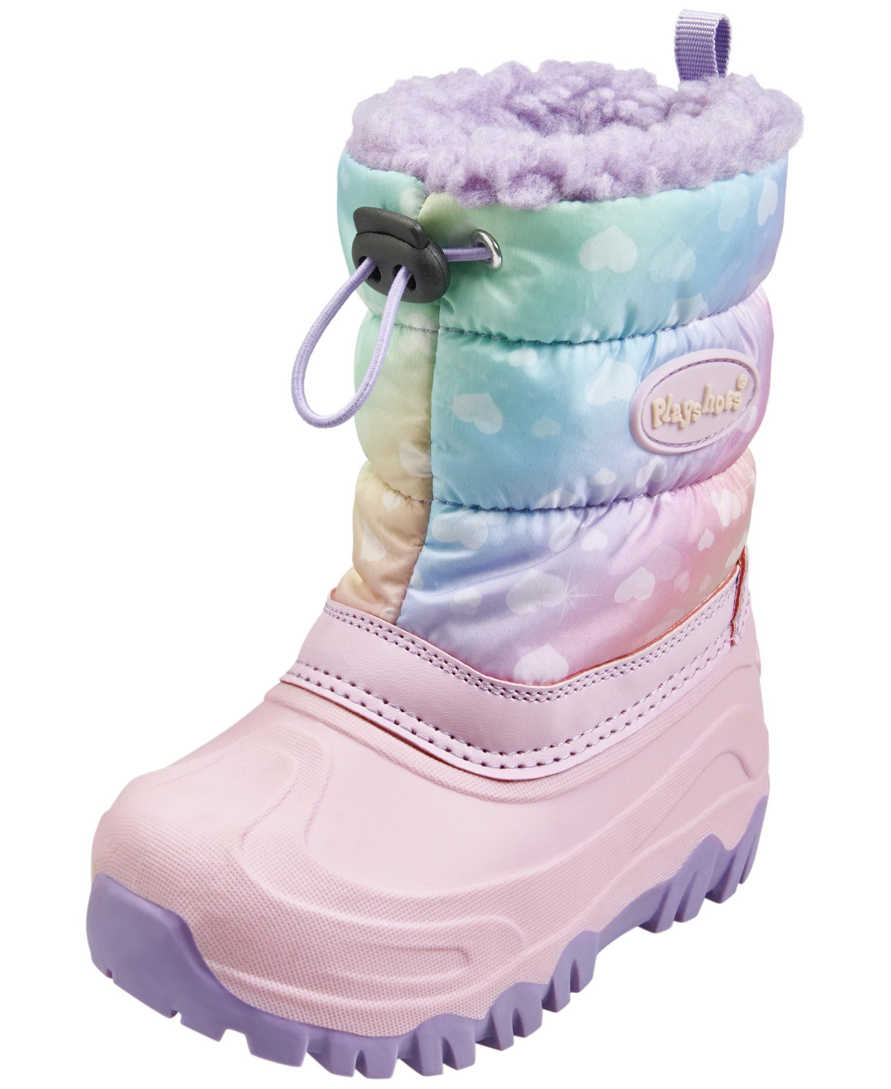 Playshoes Winter-Bootie Regenbogen Winterboots