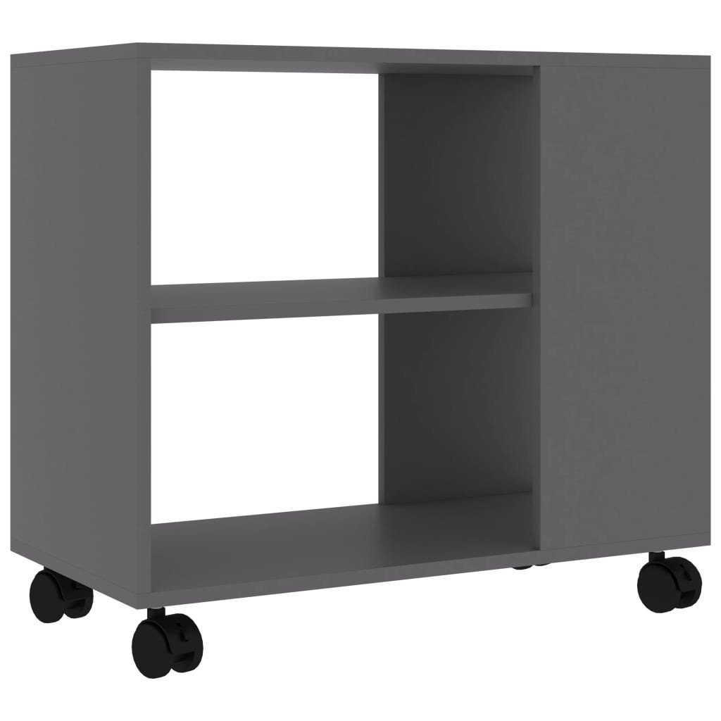 Grau (1-St) Grau cm | Beistelltisch vidaXL 70x35x55 Beistelltisch Holzwerkstoff Grau