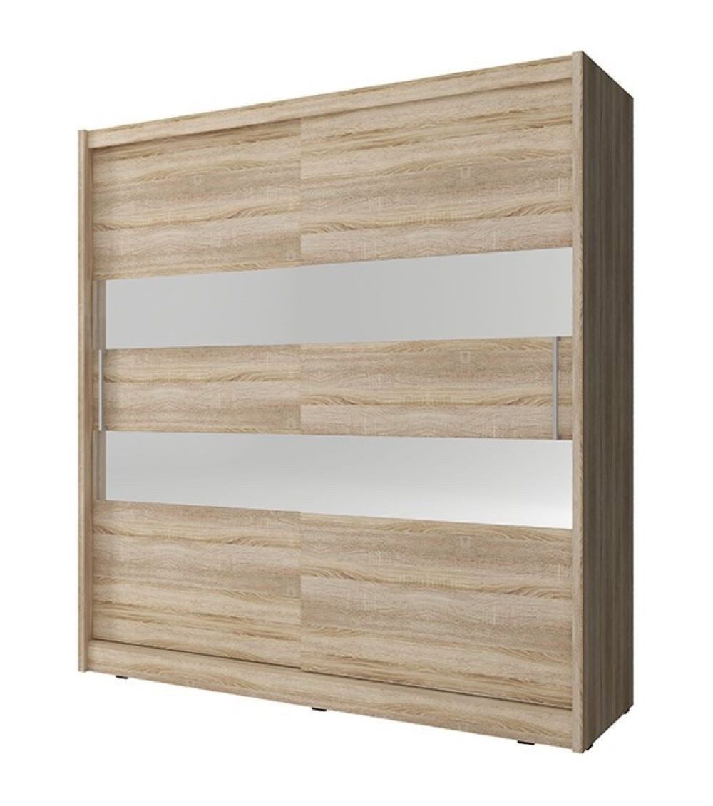 Xlmoebel Schiebetürenschrank Vielseitiger Regal-Schrank in modernem Design für Ordnung und Stauraum (1-St., Kleiderschrank MAJA II 200) Hergestellt in Europa