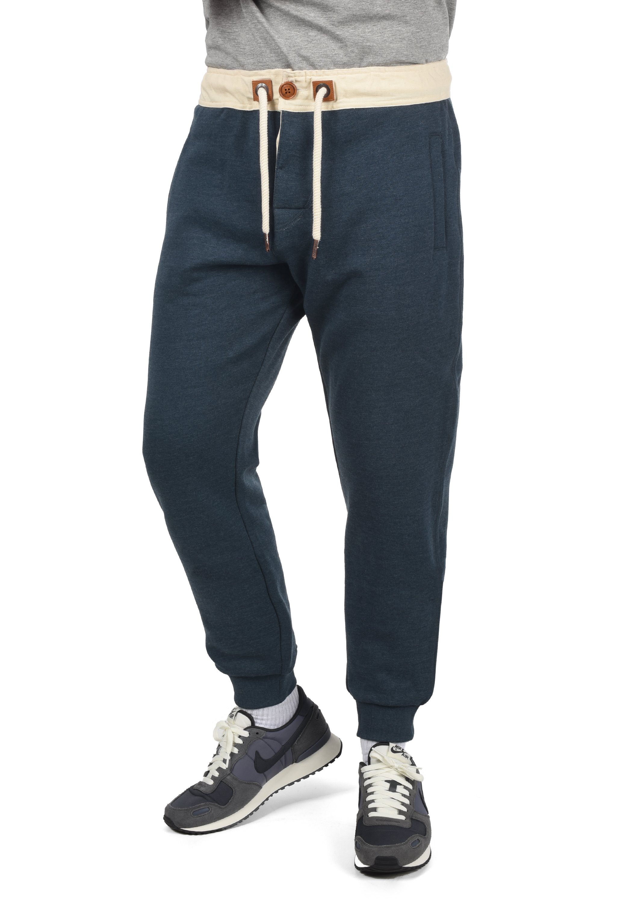 Jogginghose Melange mit Blue Insignia (8991) Gesäßtasche lange SDTripPant !Solid Hose