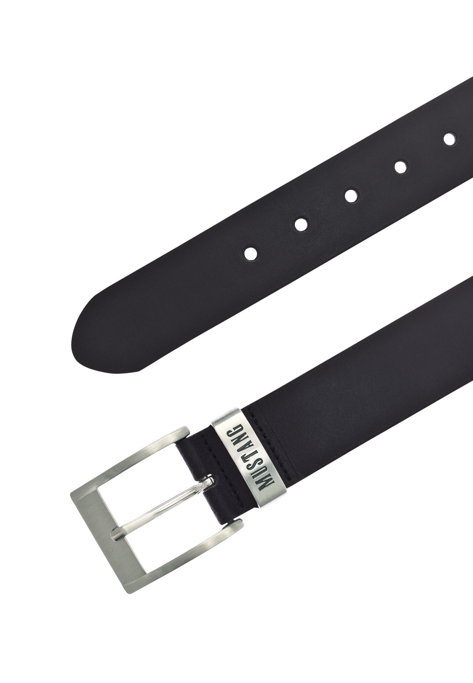 MUSTANG Ledergürtel "Spencer" mit Überlänge, 4 cm breit, aus Rindsleder, unifarben
