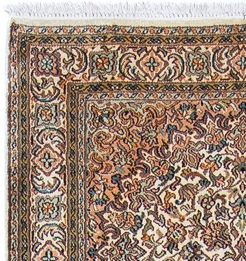 Seidenteppich Seiden - Kaschmir Seide - 316 x 81 cm - beige, morgenland, rechteckig, Höhe: 4 mm, Wohnzimmer, Handgeknüpft, Einzelstück mit Zertifikat