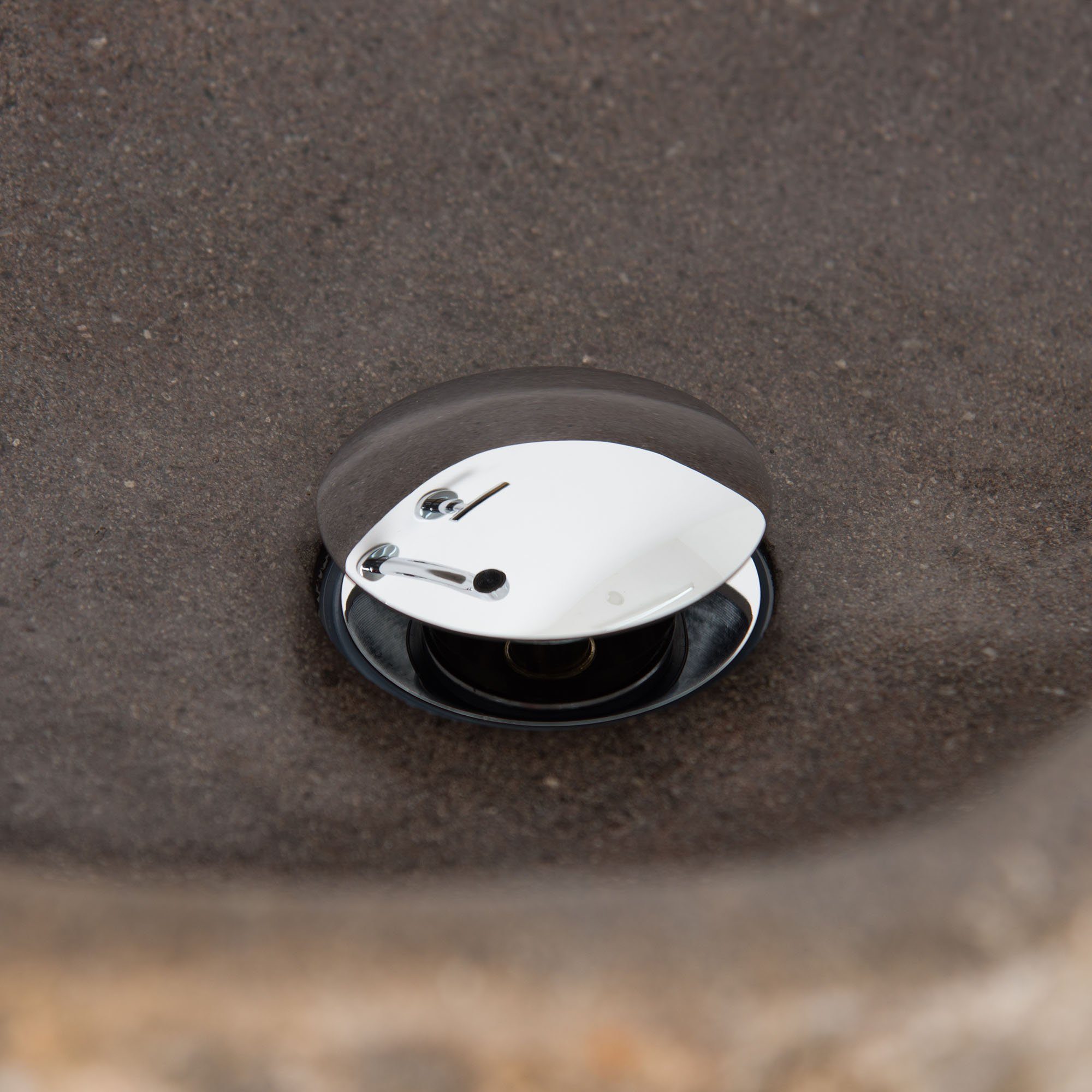 wohnfreuden Ablaufventil 120 mm Pop-up Ablauf-Ventil chrom, 30367