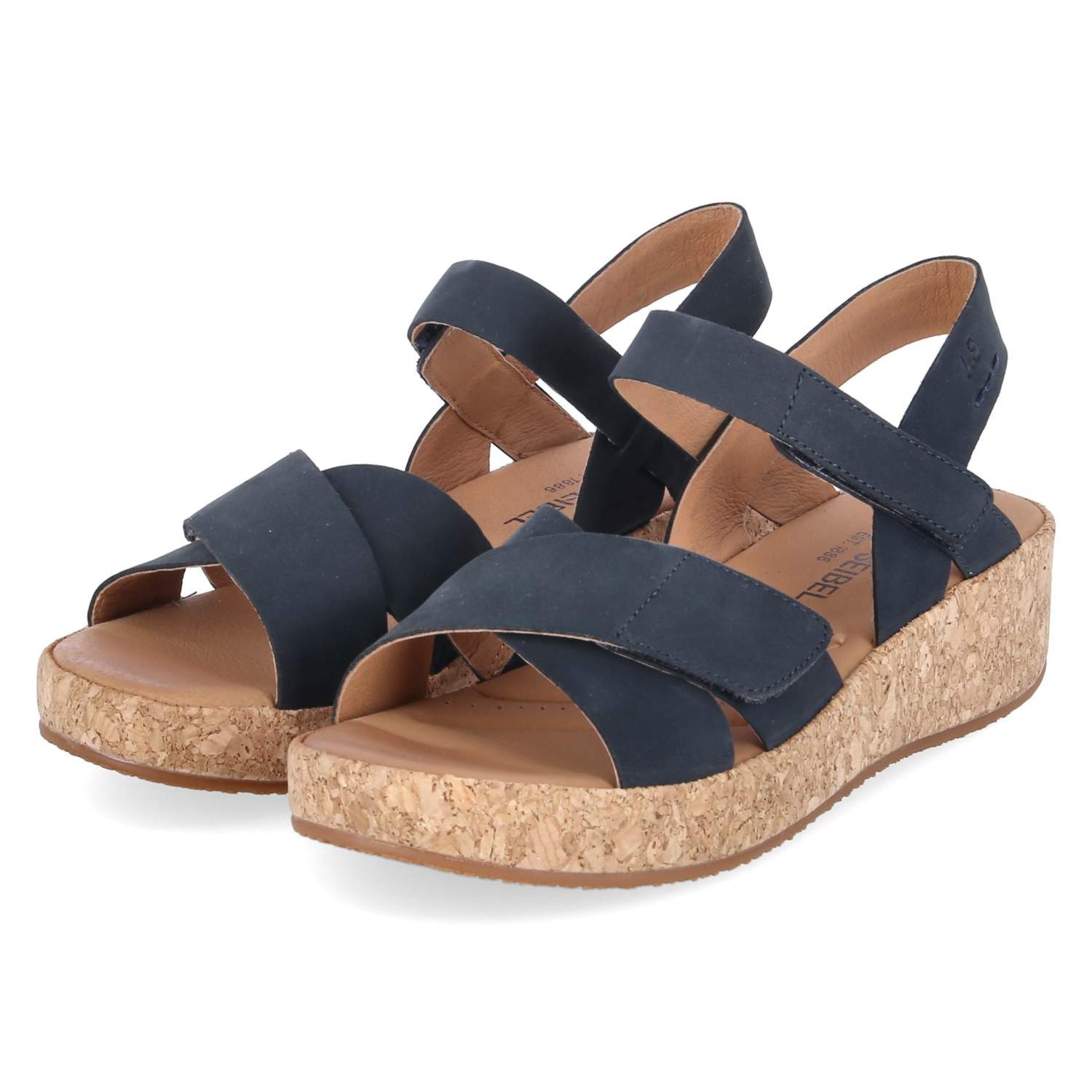 Josef Seibel Josef Seibel 69603724/530 Damen Rauleder blau Sandalette