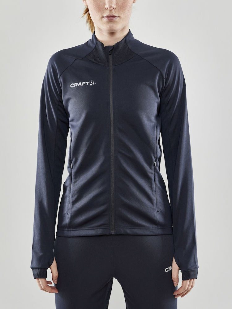 Craft Trainingsjacke Evolve Full Zip - strapazierfähige Mid-Layer-Jacke aus Stretchmaterial