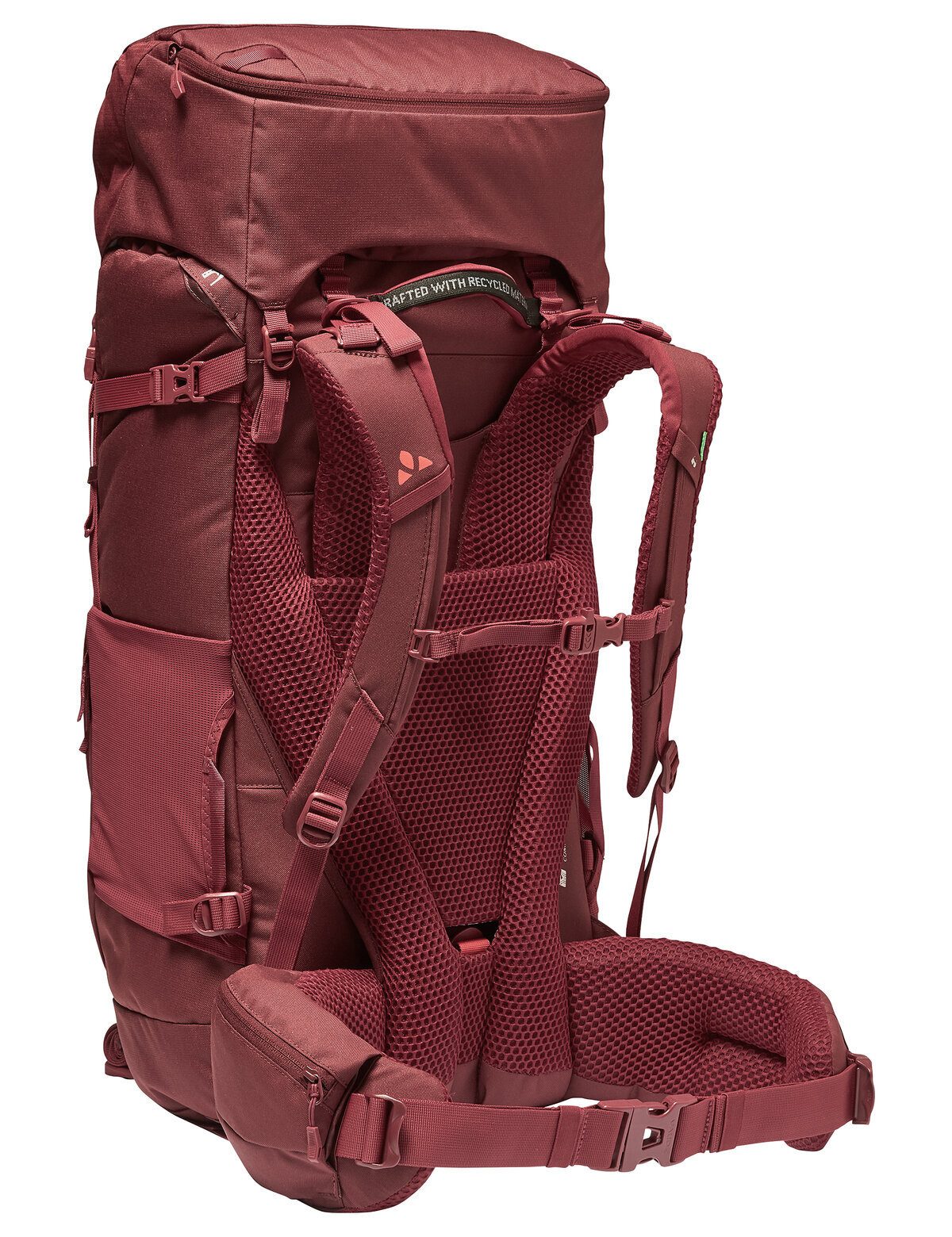 VAUDE Trekkingrucksack Women's Astrum EVO 55+10, Damen Rucksack für Backpacking, Pilgerreisen und Trekking, 55+10 Liter