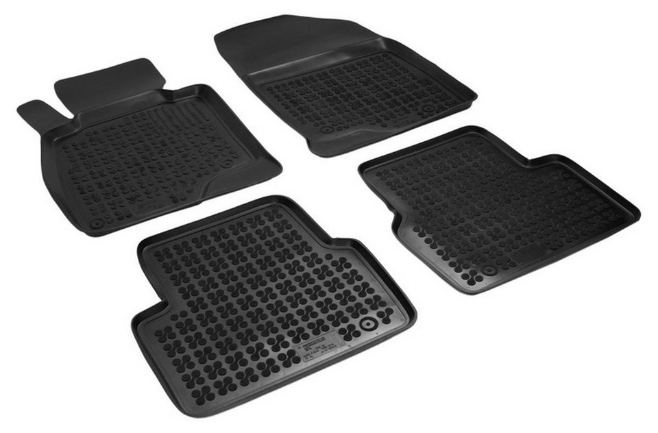 AZUGA Auto-Fußmatten Hohe Gummi-Fußmatten passend für Mazda 3 ab 10/2013-3/ 2019 (BM/BN) 4-t, für Mazda 3 5-türer Schrägheck