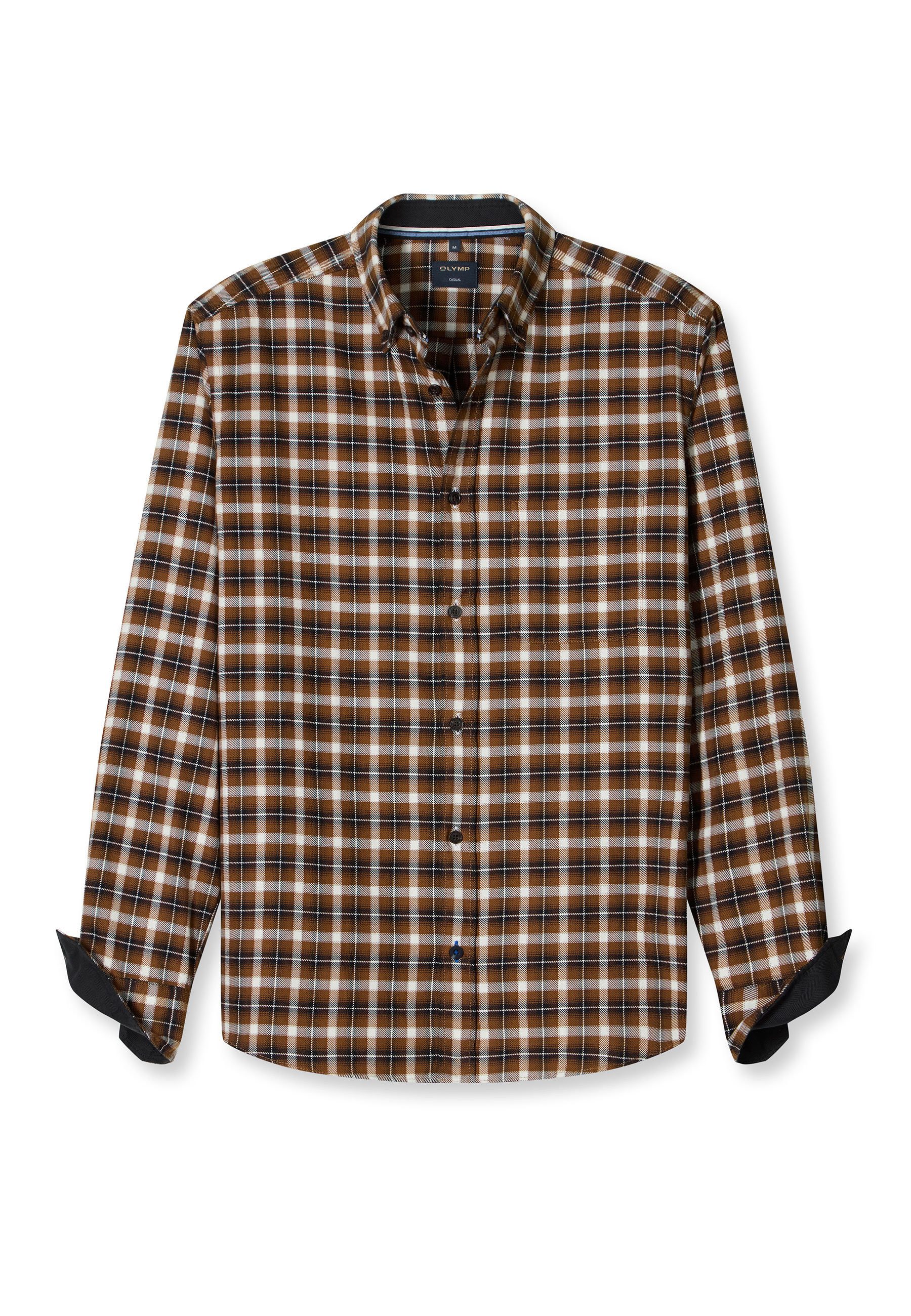 OLYMP Langarmhemd OLYMP Casual, regular fit, Freizeithemd, Button-down günstig online kaufen