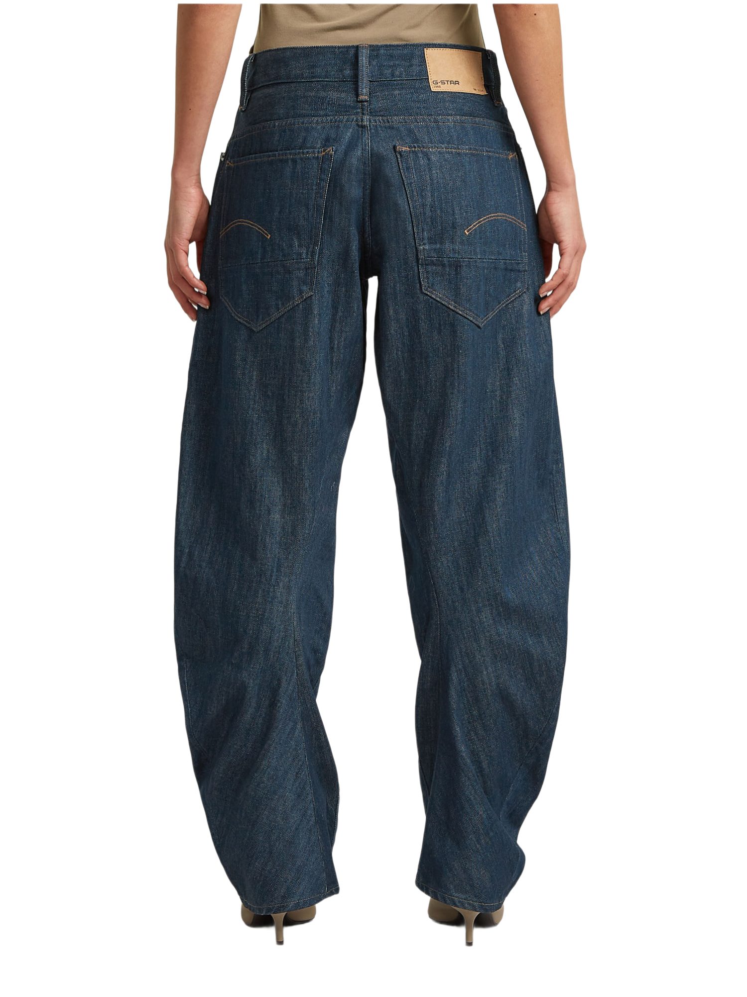 G-STAR 5-Pocket-Jeans blau,Casual,Baumwolle,Unifarben,Loose Fit,Mittel