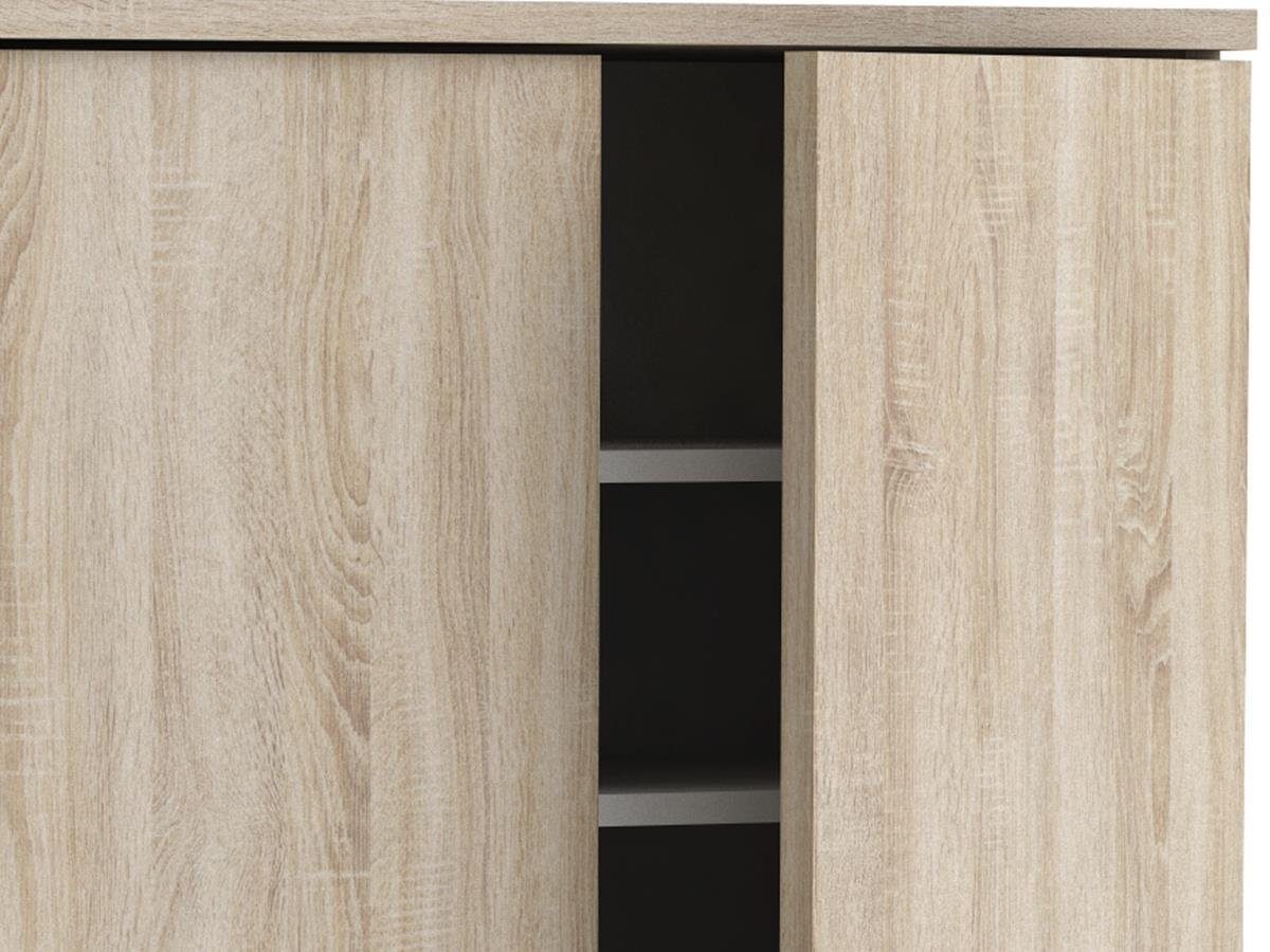 PREISBRECHER Schuhschrank Elvira 54.6 x 108.4 x 35.3 cm (B/H/T)
