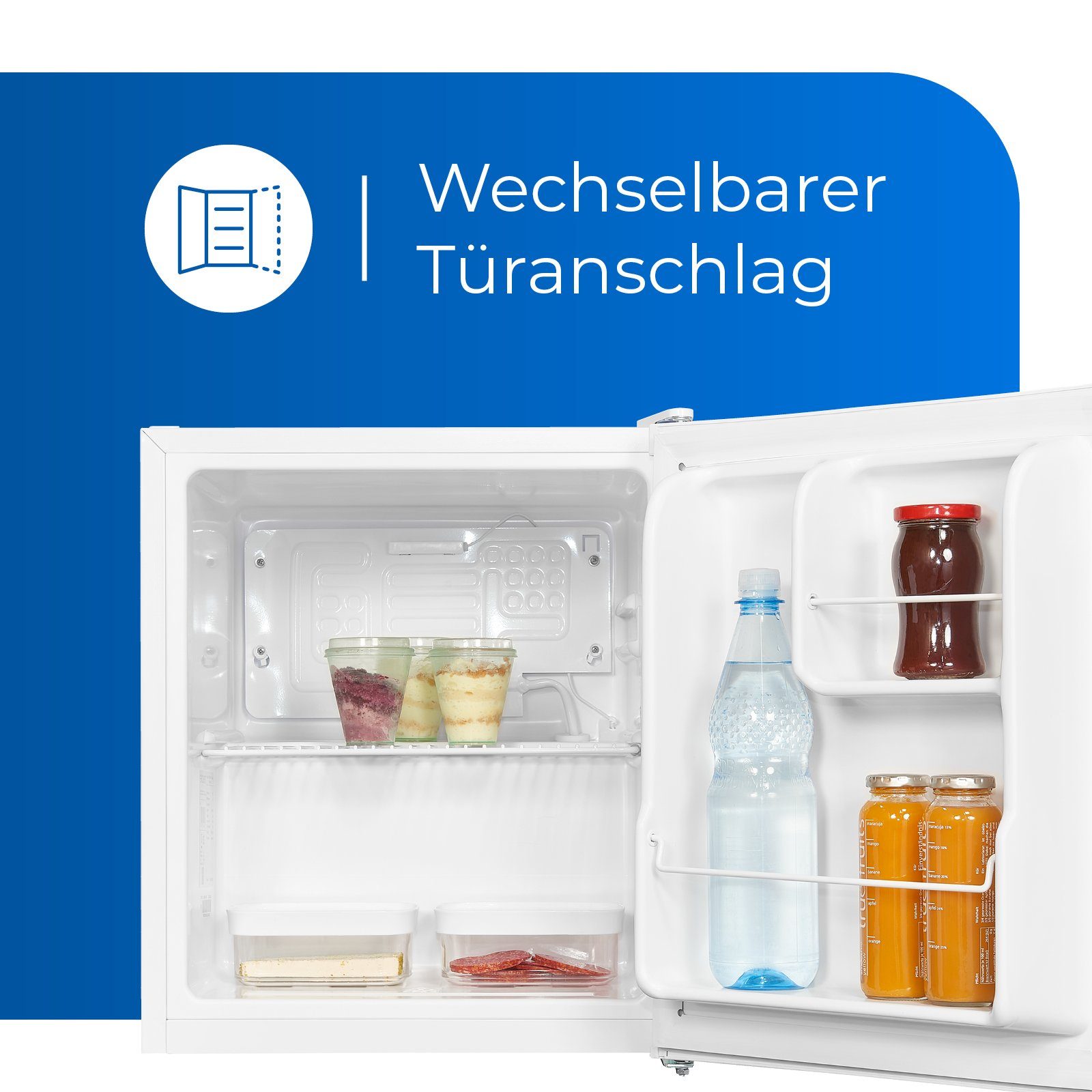 exquisit verschiedenen kompakter Top KB05-V-040E, Farben Weiss Kühlschrank Table Mini-Kühlschrank in