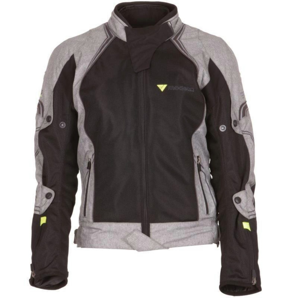 Modeka Motorradjacke Modeka Breeze Lady Textiljacke schwarz / grau atmungsaktiv