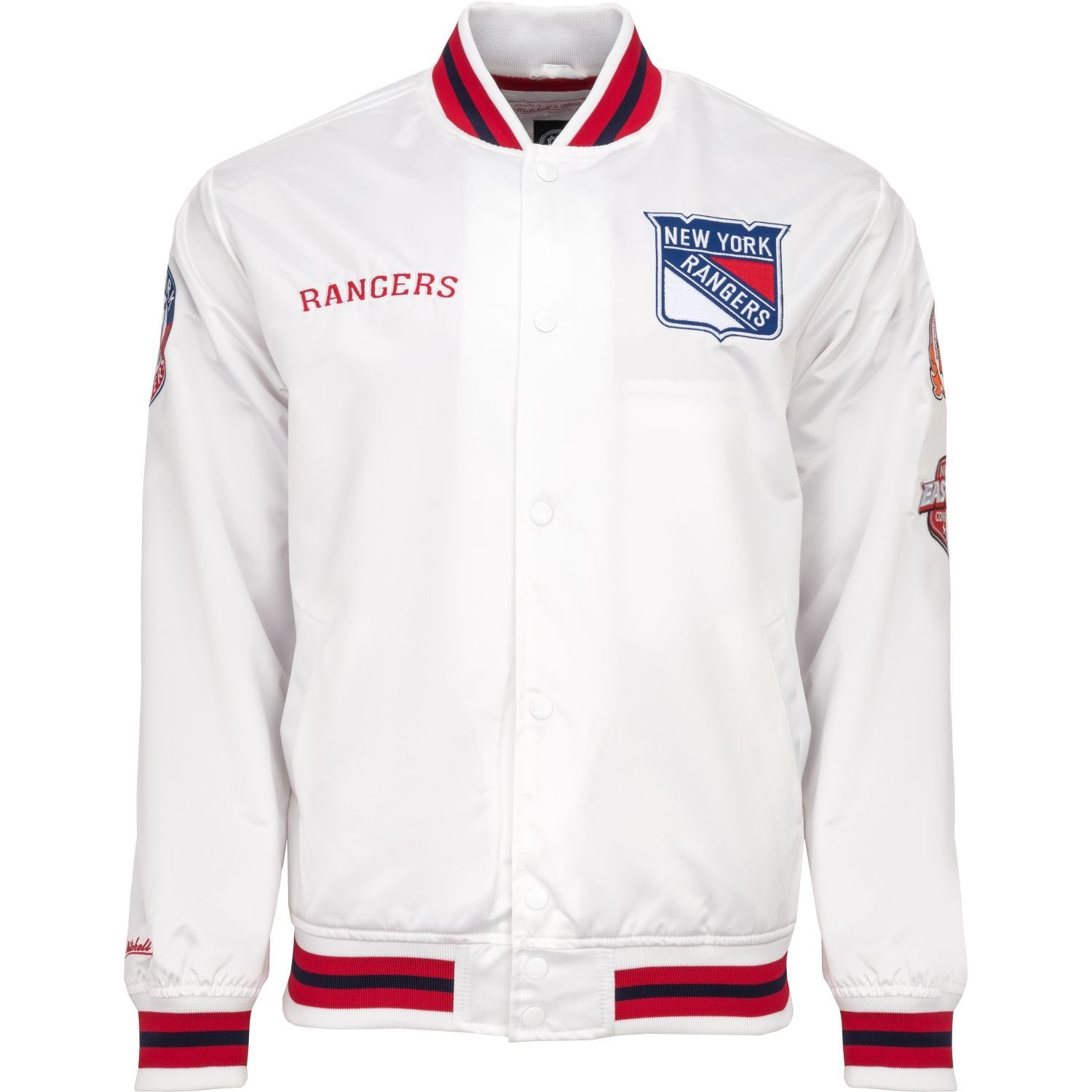 Mitchell & Ness Collegejacke City Collection Satin New York Rangers