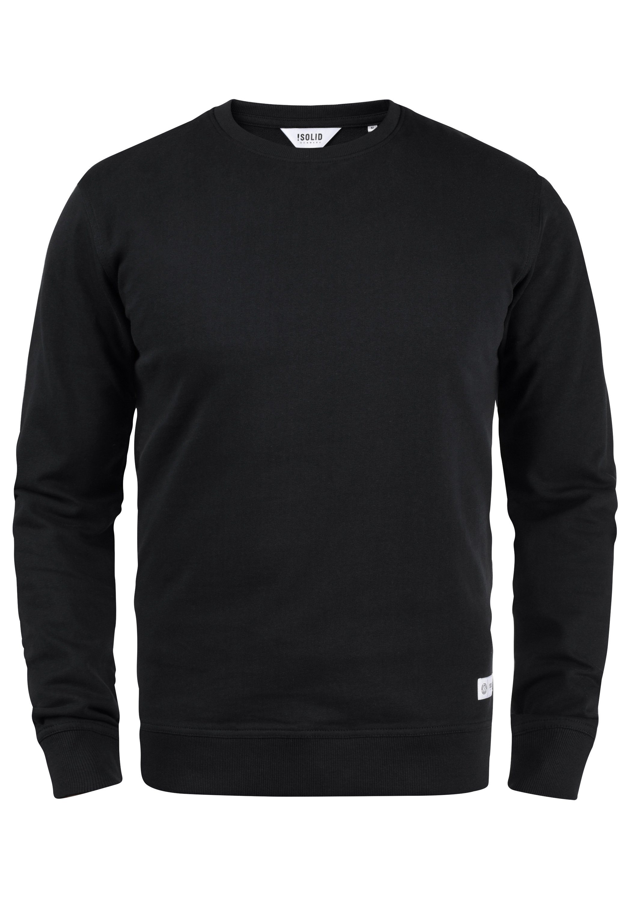 SDTarabo Organic Sweatshirt Black aus Cotton (9000) !Solid Sweatpullover