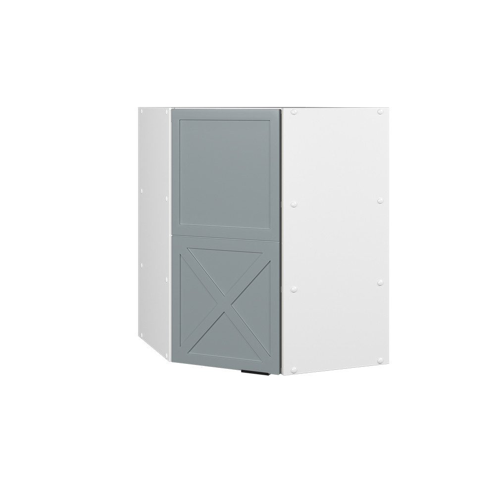 Vicco Eckhängeschrank Fame-Line, Hellblau-grau/Weiß, 57 cm günstig online kaufen