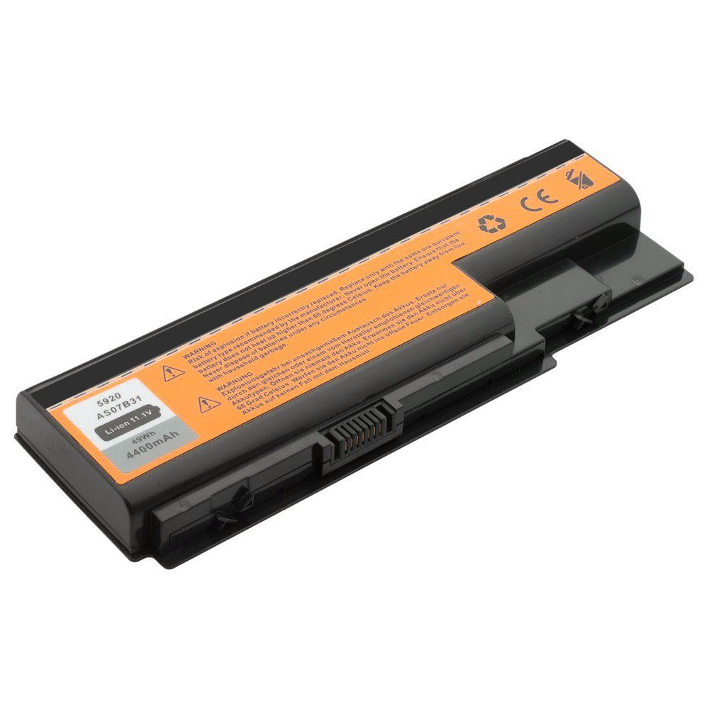Patona Akku für Acer Aspire AS07B31 AS07B32 AS07B41 AS07B42 AS07B51 Laptop-Akku Ersatzakku 4400 mAh (11,1 V, 1 St), 100% kompatibel I Hitze- und Überladeschutz