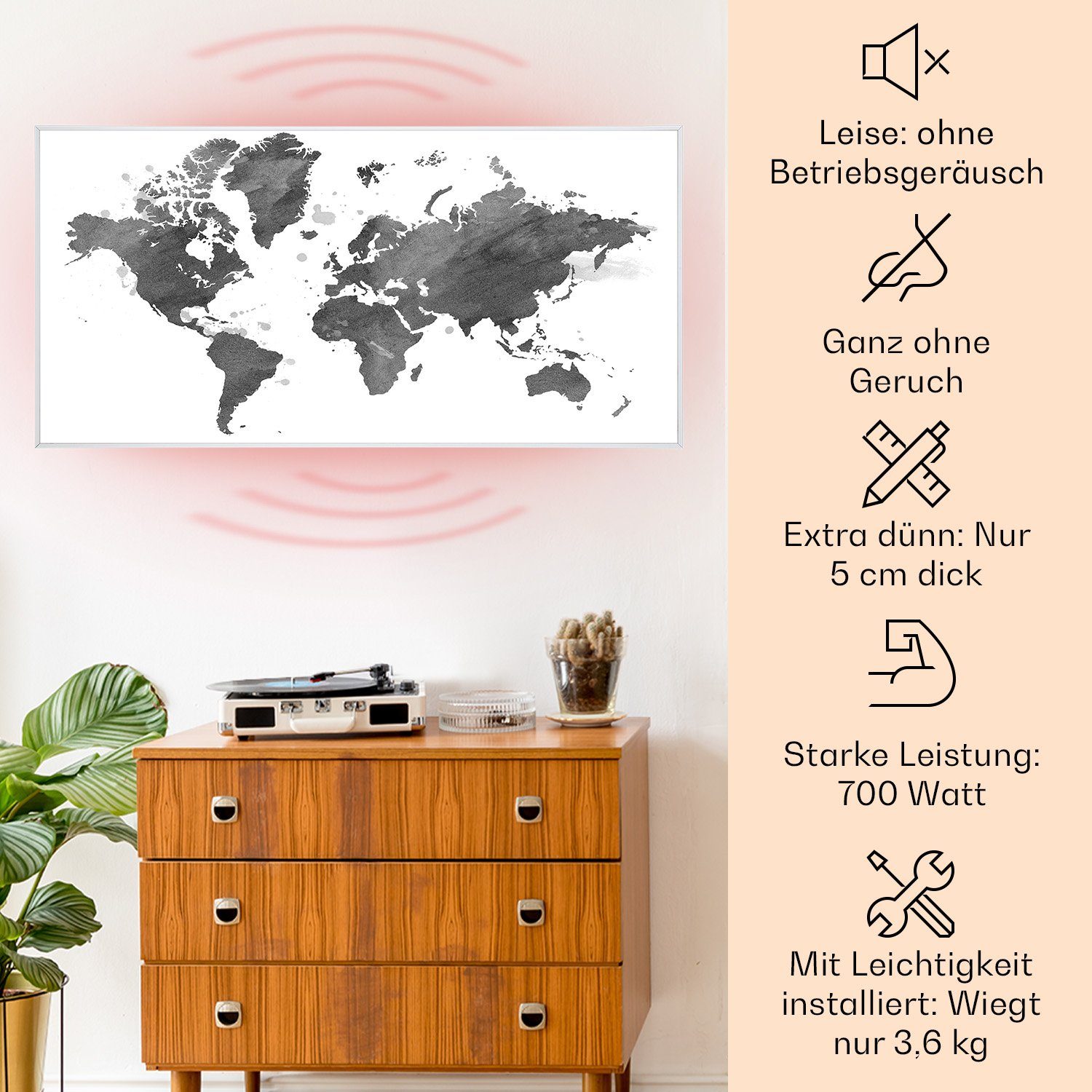Klarstein Heizkörper Wonderwall Air Art Smart günstig online kaufen