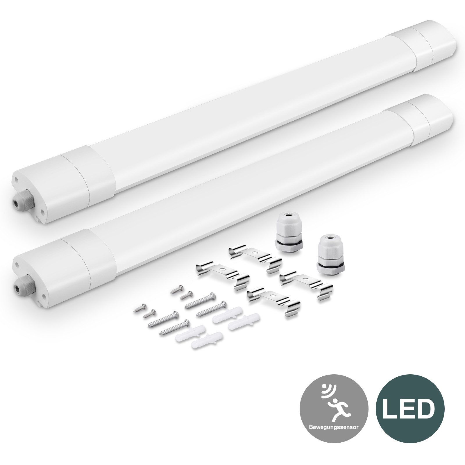 Oraymin LED Deckenleuchte Feuchtraumleuchte mit Bewegungsmelder günstig online kaufen
