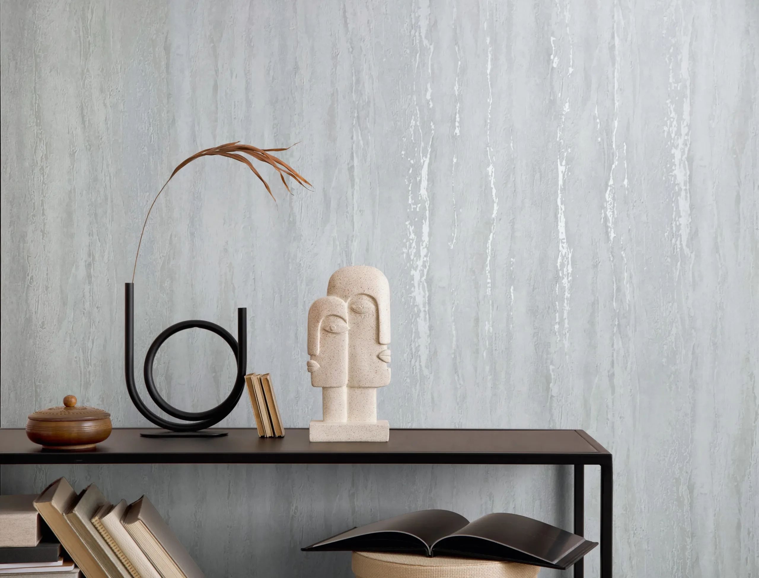 Marburg Vliestapete Tapete Urban Stone, geprägt, urban, moderne Vliestapete für Wohnzimmer Schlafzimmer Küche