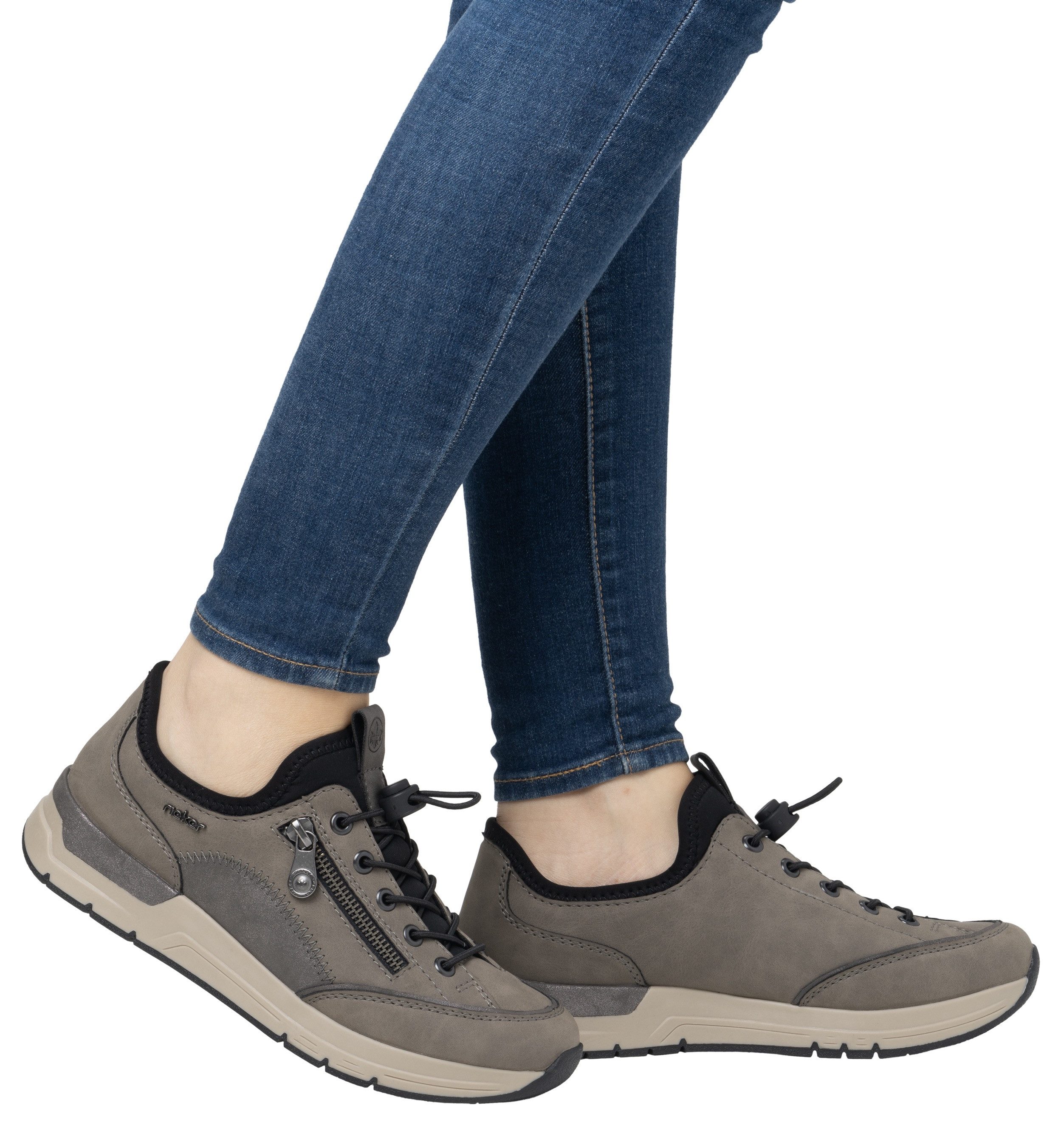 Rieker Slip-On Sneaker, Schlupfschuh, Freizeitschuh, Halbschuh günstig online kaufen