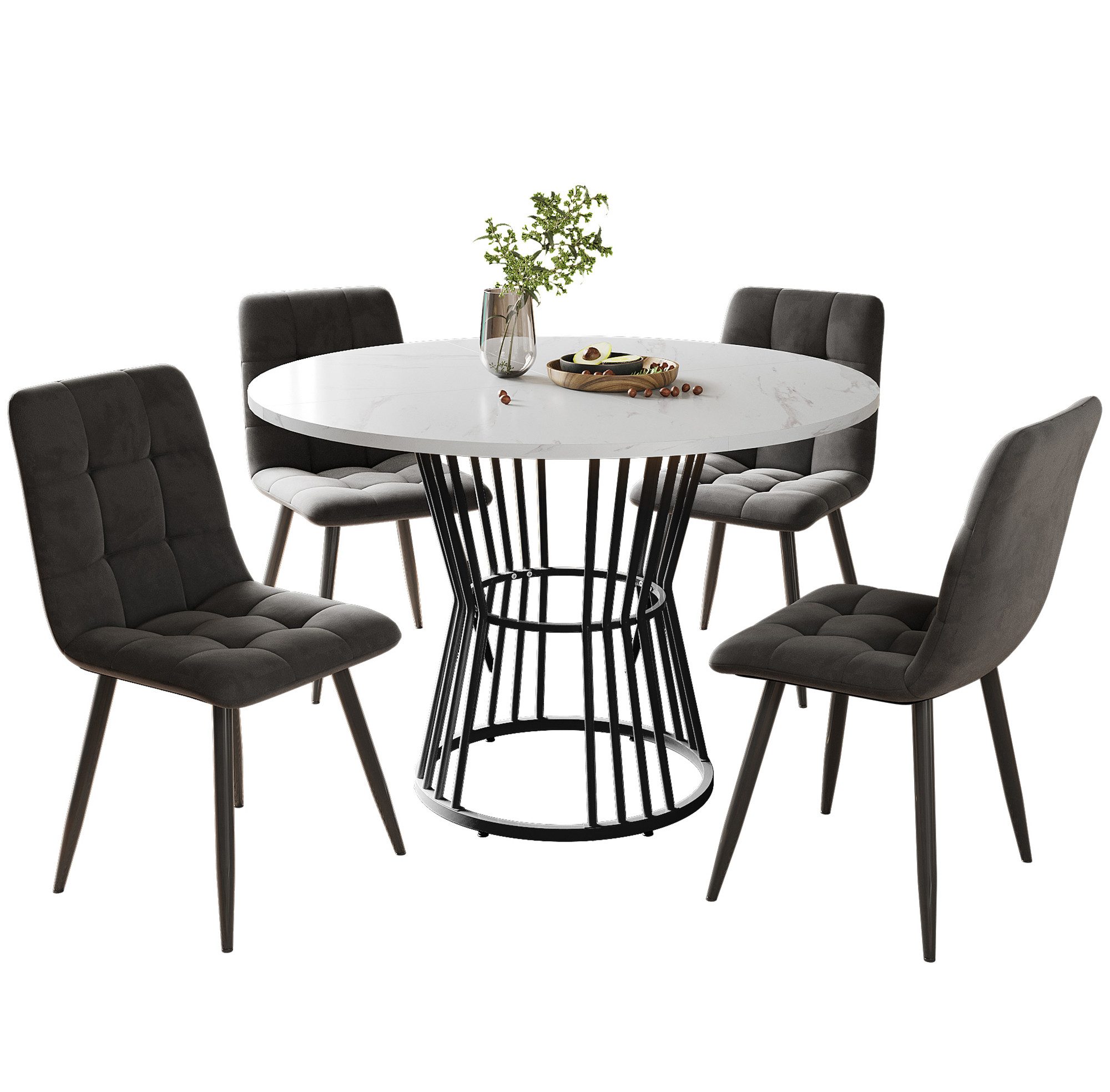 HAUSS SPOLE Essgruppe 5-teilig Esstisch mit günstig online kaufen