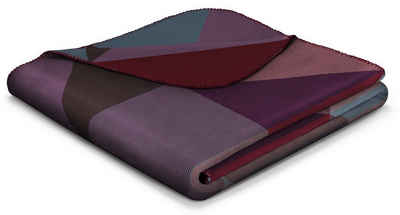 Wohndecke Purple Geometric, Biederlack