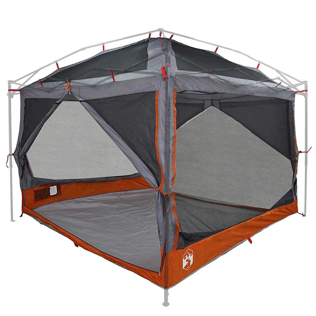vidaXL Innenzelt Innertelt 7-Personen Grau und Orange 300 x 300 x 250 cm, (1 tlg)