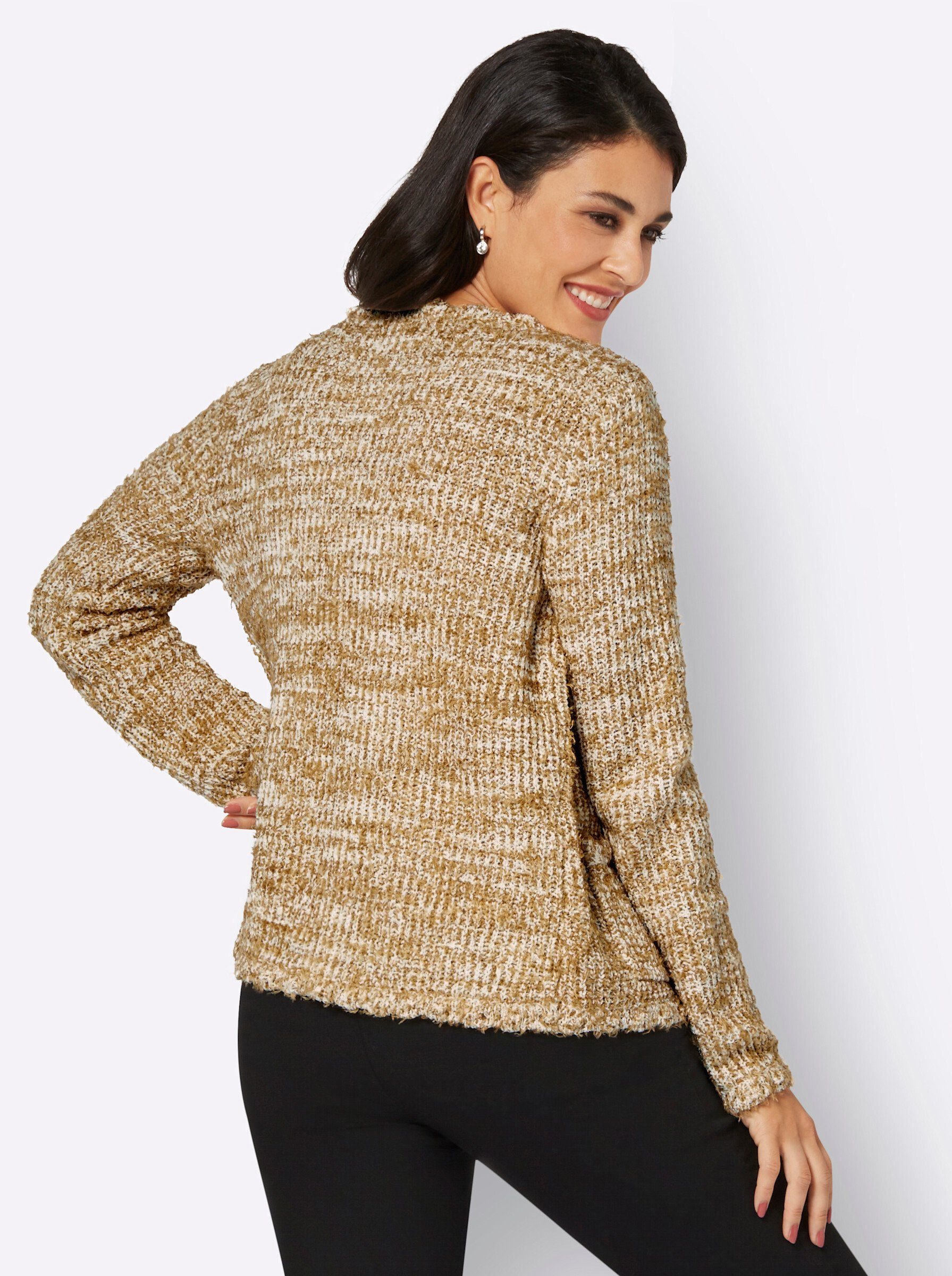 creation L Strickjacke Strickjacke Langarm