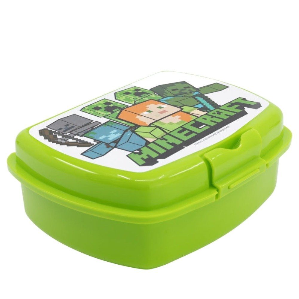 Tinisu Lunchbox Minecraft Brotdose Kinder Lunchbox Schule Sandwichbox, Kunststoff