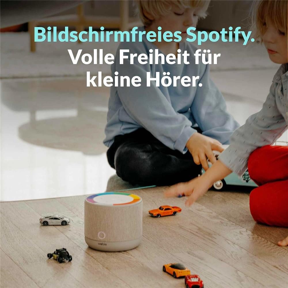 wobie box Streaming-Box Musikbox Interaktive Hörspielbox & Musikplayer Audiobox, Kindgerecht Hörbücher, Musik und Podcasts streamen