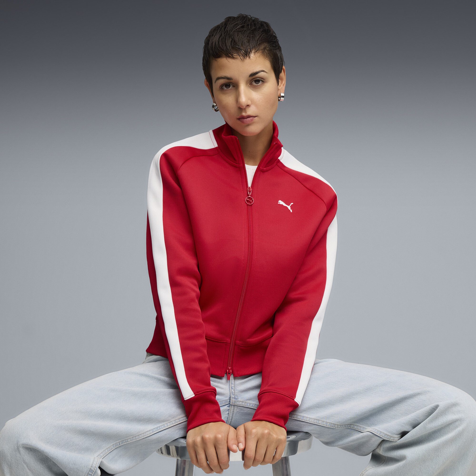 PUMA Trainingsjacke T7 ALWAYS ON Kurze Trainingsjacke Damen günstig online kaufen