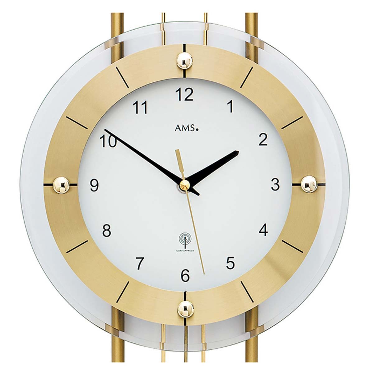 AMS Wanduhr Pendeluhr klassisch 68 cm günstig online kaufen