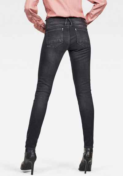 G-Star RAW Skinny-fit-Jeans Mid Waist Skinny mit Elasthan-Anteil