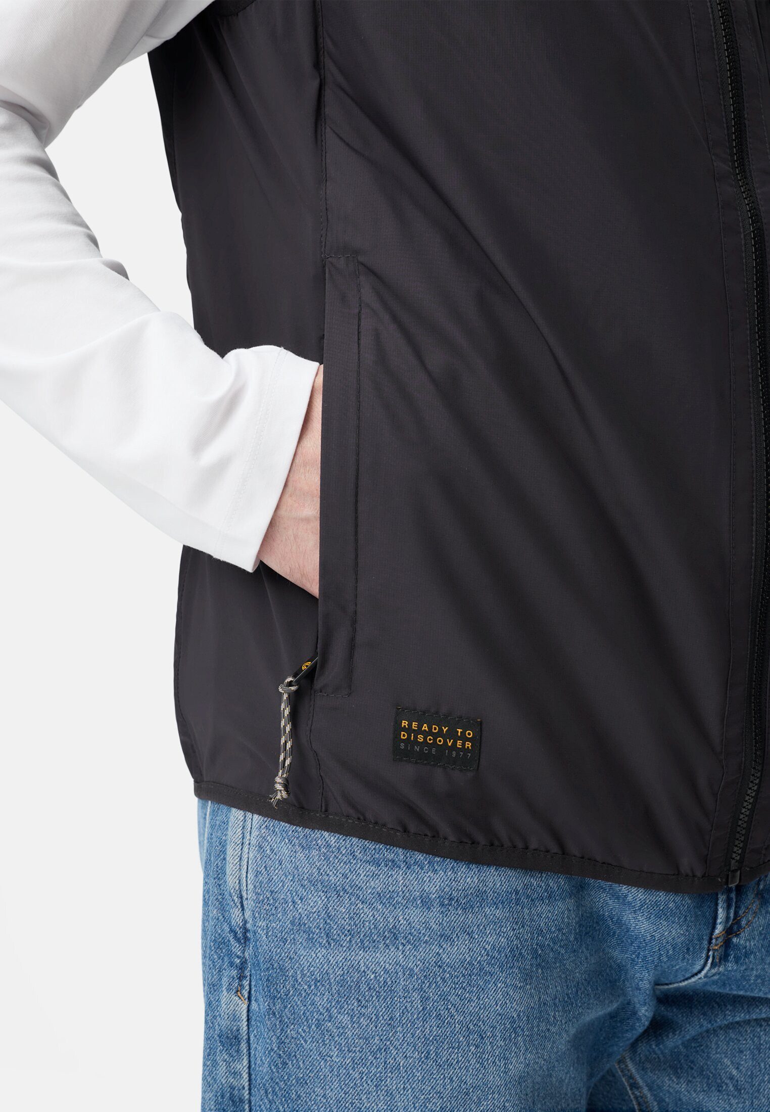 camel active Funktionsweste Outdoor Weste aus wasserabweisendem Material Weste_Outdoor-Weste