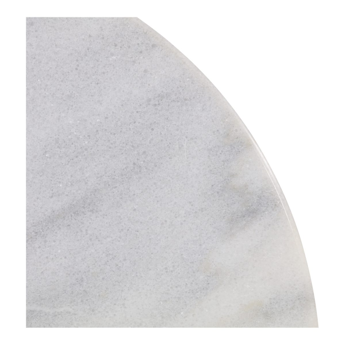 Lesli Living Bistrotisch Gartentisch Bistrotisch Marmortisch Gastro weiß Guss-Fuss Ø60x72cm