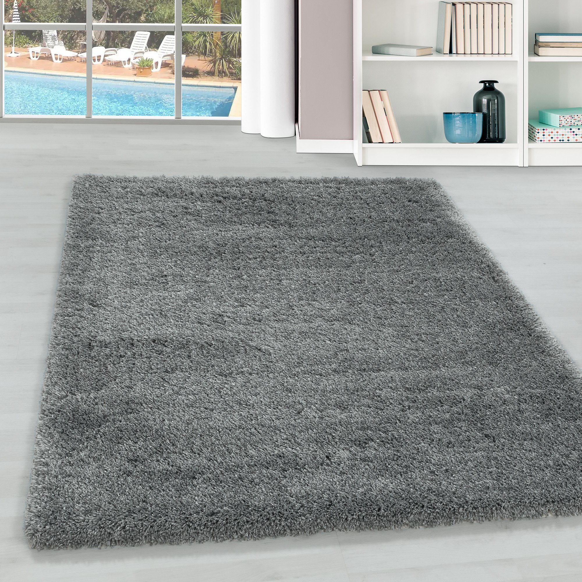 Teppium Teppich Unicolor - Einfarbig, Rechteckig, günstig online kaufen