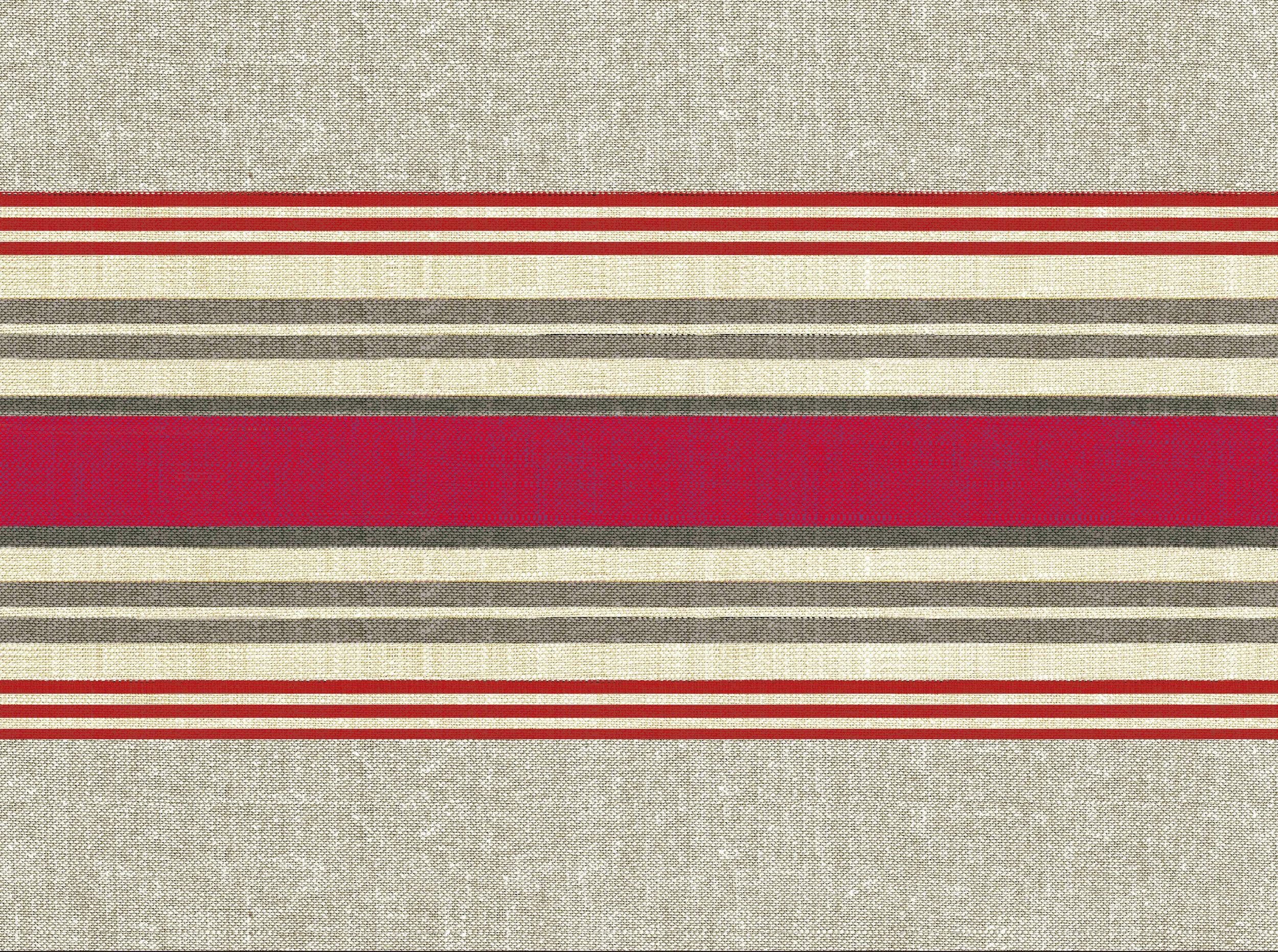 PROnappe Tischband 4x Schachtel 400 Dekor-Tischsets, RC 80g, 30x40cm Baskenland 334241I, Sets de table papier décor