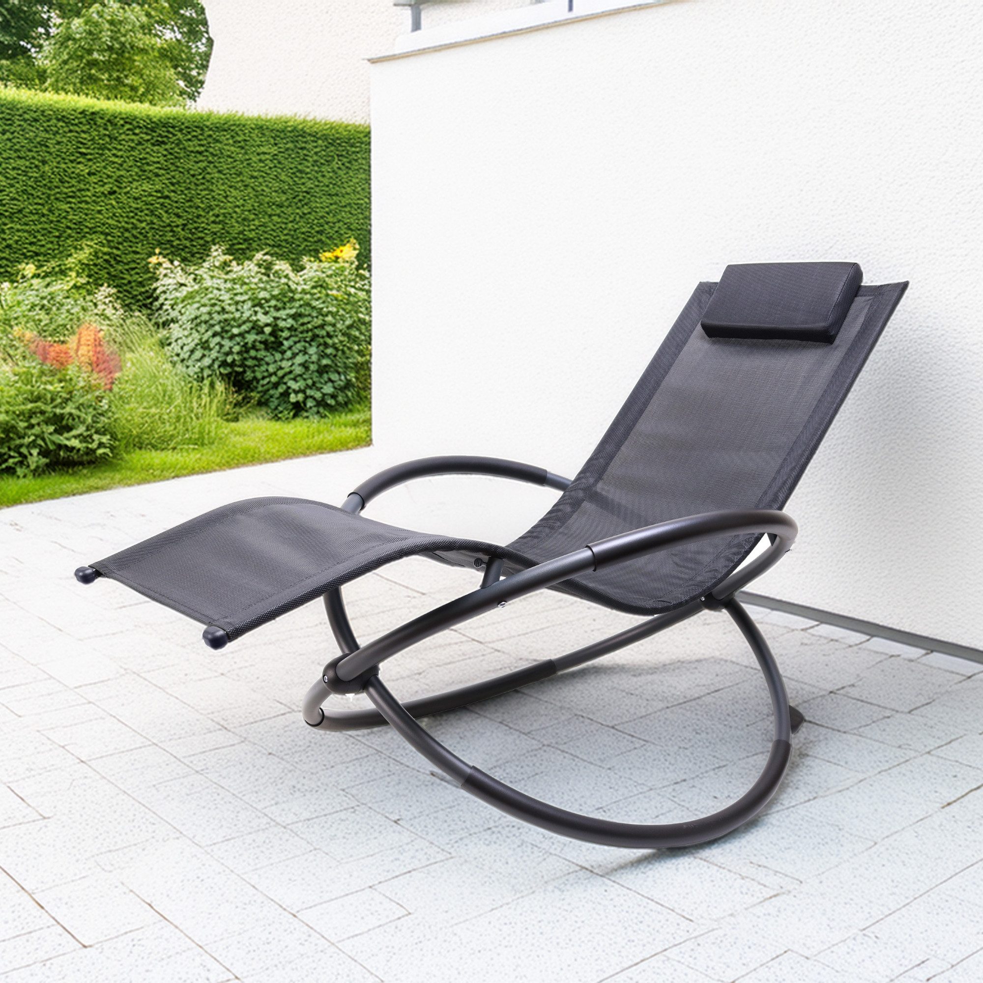 Albatros Gartenliege Premium Gartenliege X-FORM Schwungliege günstig online kaufen