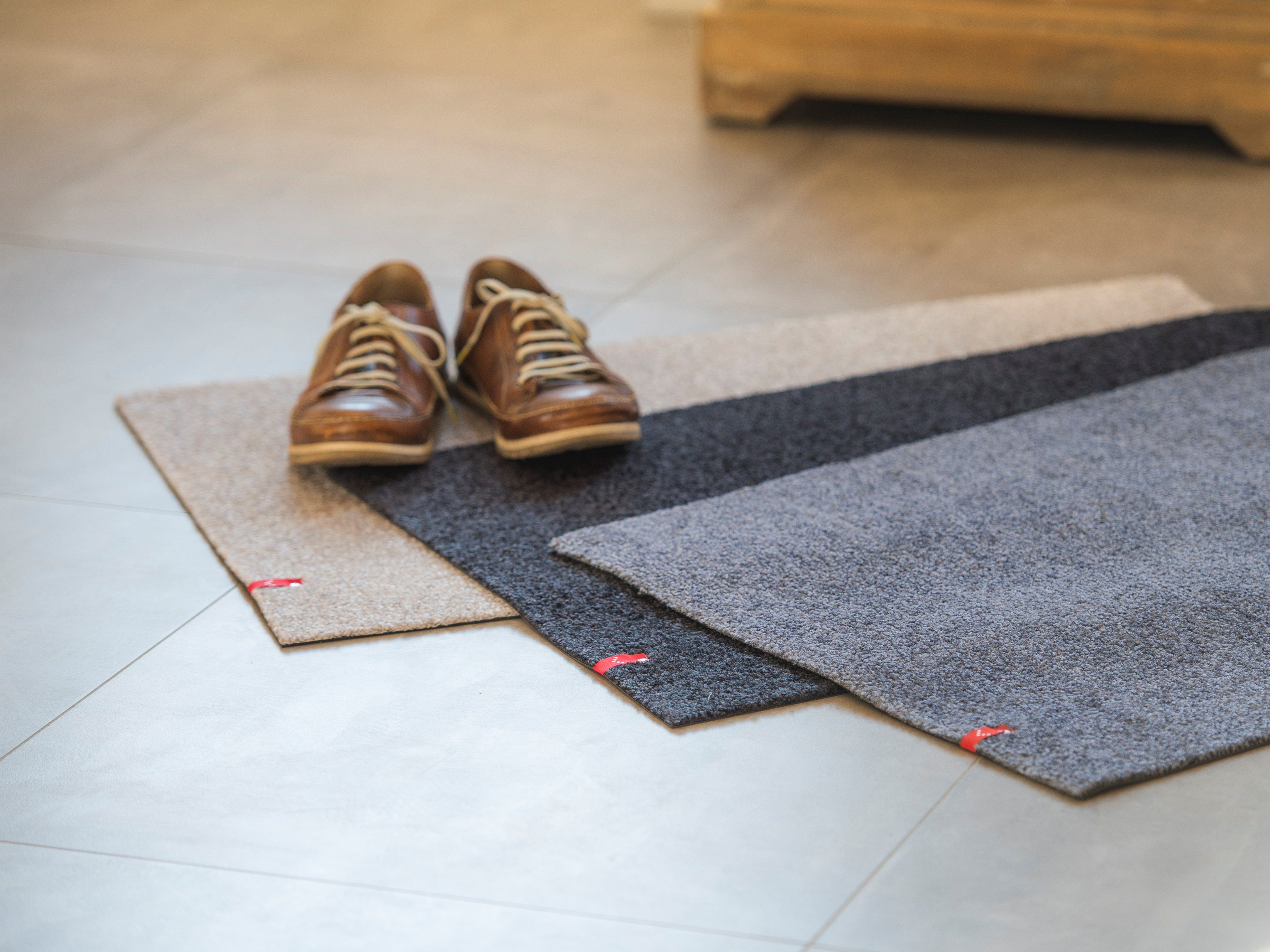 Keilbach Designprodukte Fußmatte Bravo 87x57x0,9cm, rechteckig, Höhe: 9 mm, günstig online kaufen