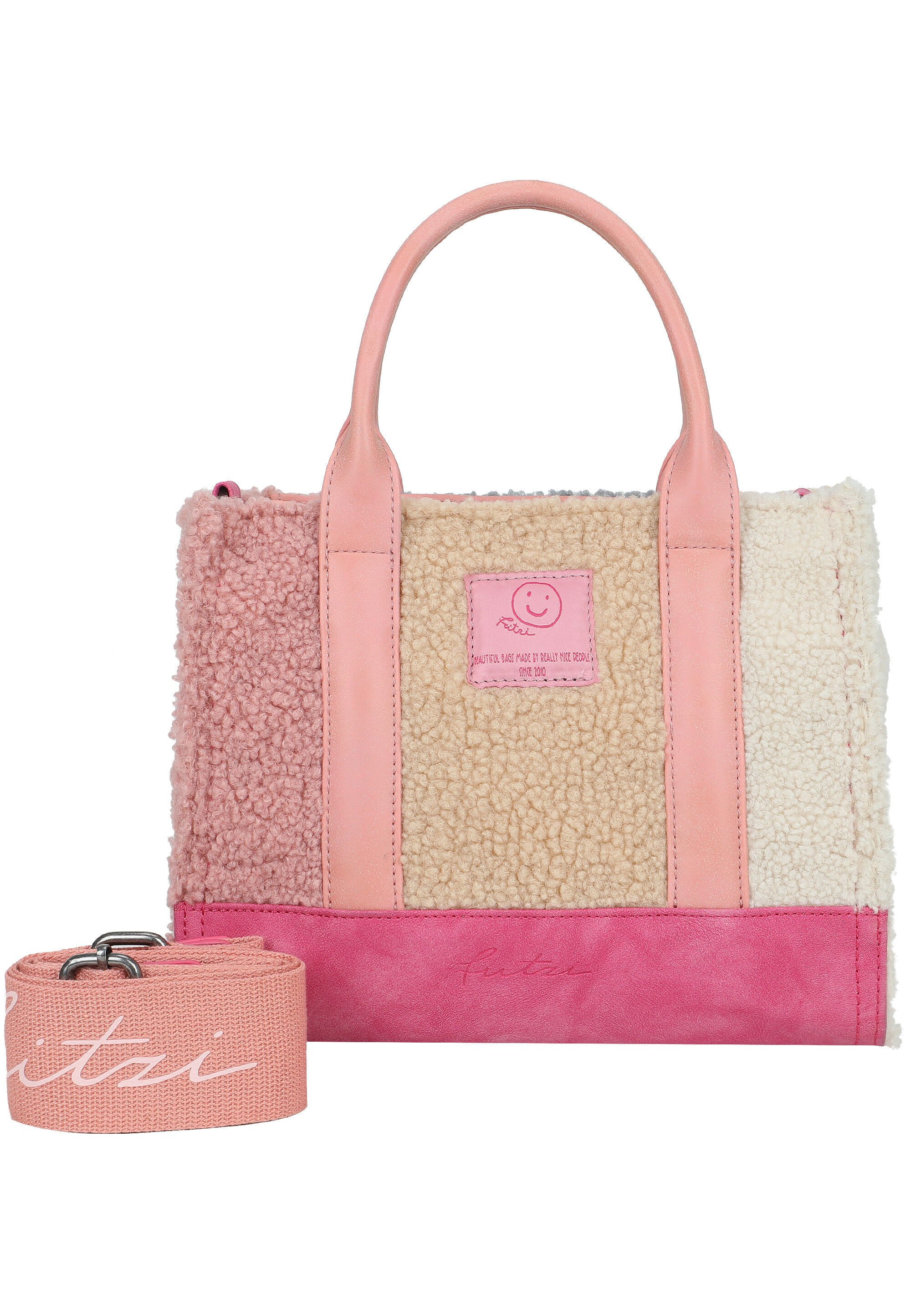 Fritzi aus Preußen Umhängetasche Fritzi Square Limited Teddy Multi, im Teddy-Look